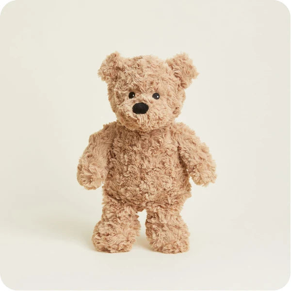 Brown Curly Bear Warmies Large