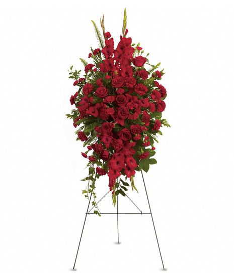 Care and Compassion Standing Spray in Red